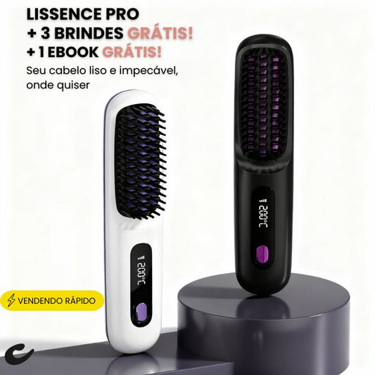 Escova alisadora portátil Lash Lux - Lissence Pro