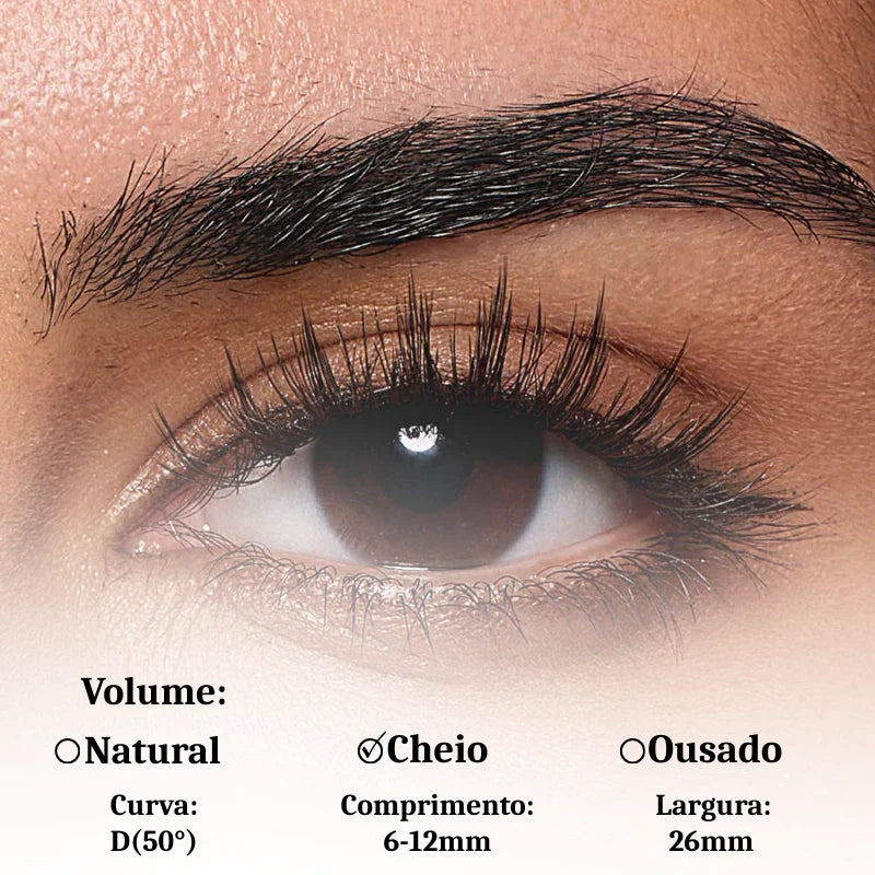 Cílios Magnéticos Jasmim – Volume Elegante