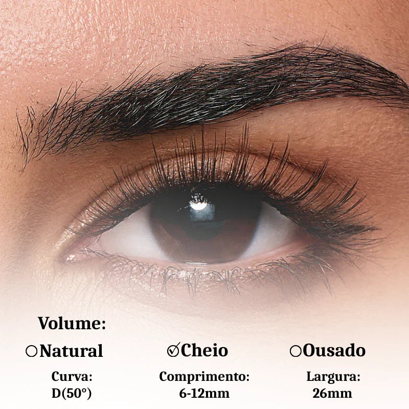 Cílios Magnéticos Lírio - Volume Sofisticado