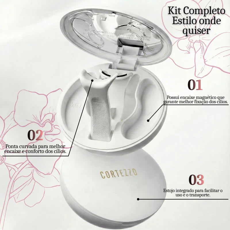 Cílios Magnéticos Orquídea - Definido e Expressivo