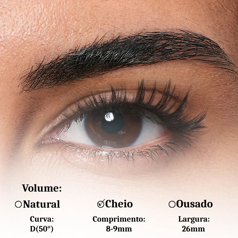 Cílios Magnéticos Orquídea - Definido e Expressivo